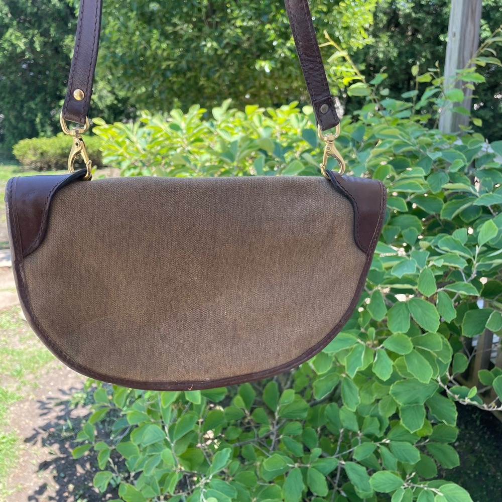 Vintage Sydney S.C.R. Brown Crossbody‎ Shoulder Bag Women's Purse - Picture 3 of 10